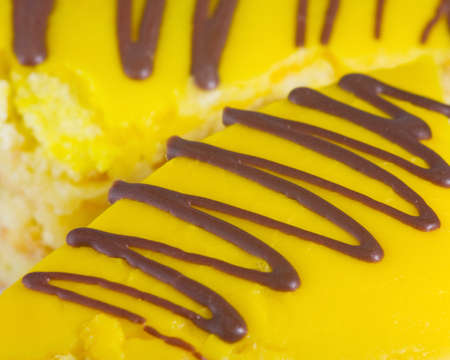 image of a tasty piece of cake closeupの写真素材