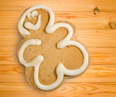 image of delicious gingerbread close-up