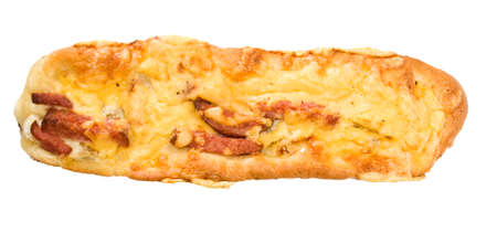 Isolated image of buns with sausage and cheeseの写真素材