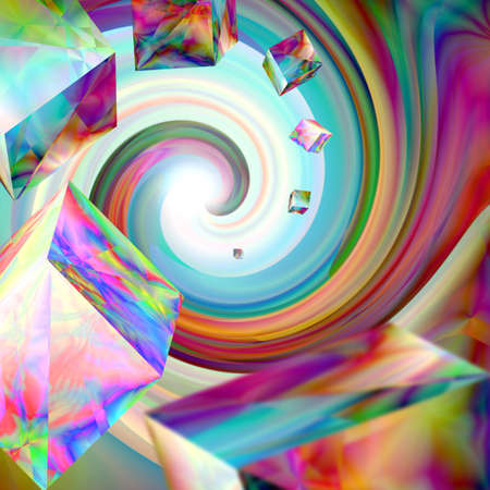 bright abstract illustration close-upの写真素材