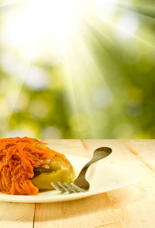 image of ragout on plate close-upの写真素材