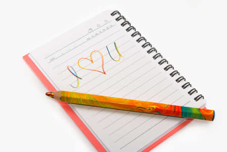 image of notebook with the inscription closeupの写真素材