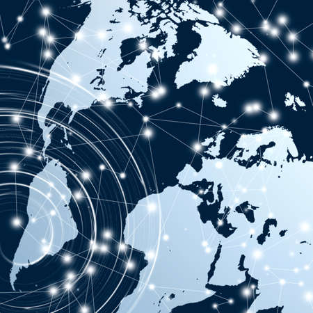 abstract image of the globe close-upの写真素材