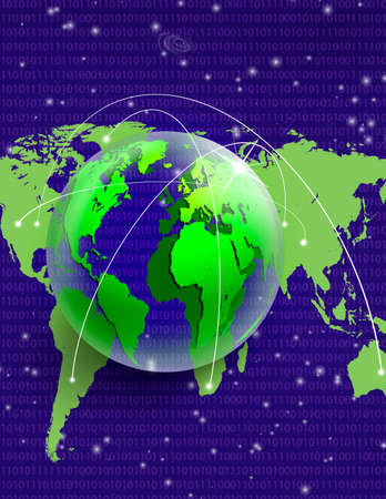 abstract image of the globe close-upの写真素材