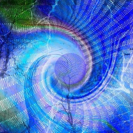 abstract image of the globe closeupの写真素材