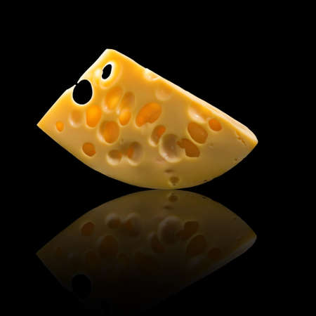 Isolated image of cheese closeup