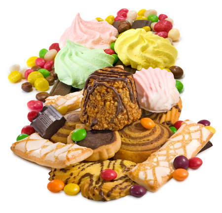 Image many delicious cookies close upの写真素材