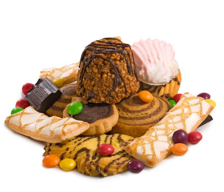 Image many delicious cookies close upの写真素材