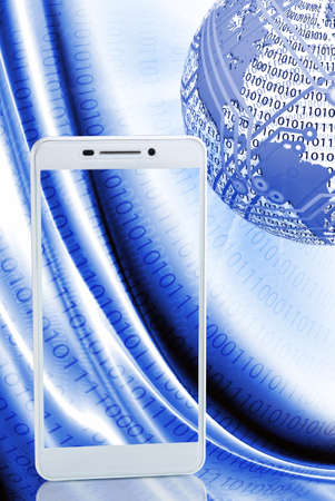 illustration of abstract technological background closeupの写真素材