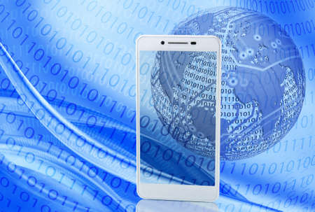 illustration of abstract technological background closeupの写真素材
