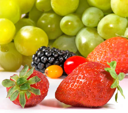 Image of ripe berries in the garden closeupの写真素材