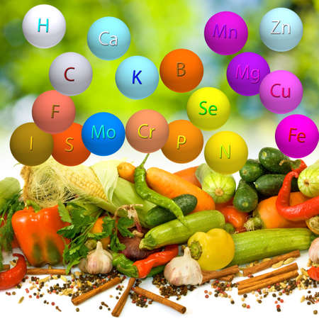 image of many vegetables close-upの写真素材