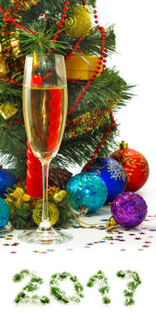 image of many Christmas decorations close upの写真素材