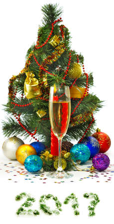 image of many Christmas decorations close upの写真素材