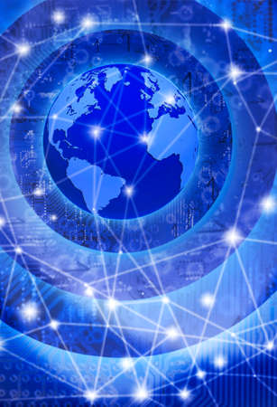 abstract image of the globe close-upの写真素材
