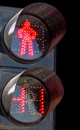 Image of traffic lights on the streetの写真素材