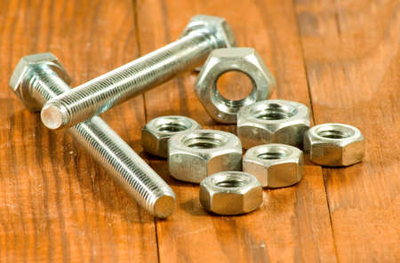 image of nuts and bolts closeupの写真素材