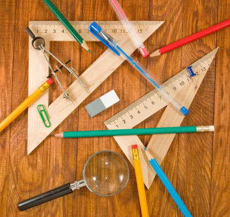 image of many stationery close-upの写真素材