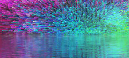 abstract image of blue background closeupの写真素材