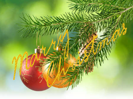 image of beautiful Christmas decorations close upの写真素材