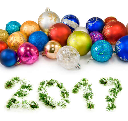 image of beautiful Christmas decorations close upの写真素材