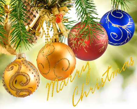 image of beautiful Christmas decorations close upの写真素材