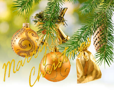 image of beautiful Christmas decorations close upの写真素材