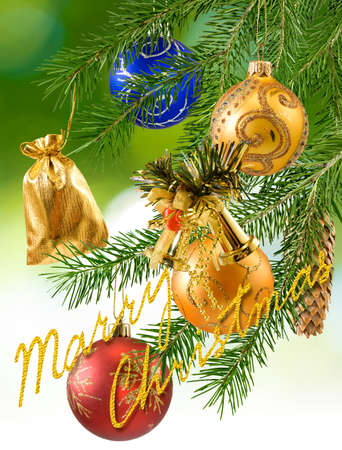 image of beautiful Christmas decorations close upの写真素材