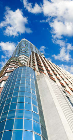 image of skyscrapers closeupの写真素材