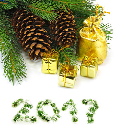 Image of Christmas decorations close upの写真素材