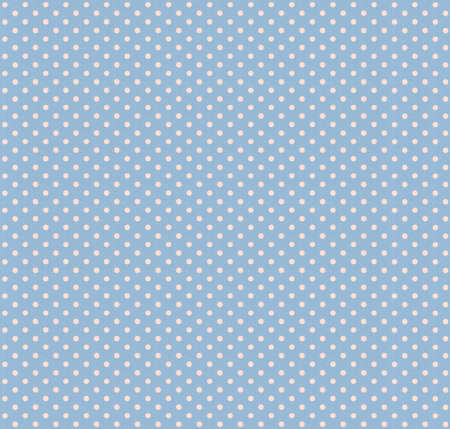 image of blue fabric with white polka dots closeupの写真素材