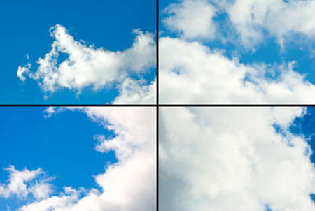 image of beautiful sky closeupの写真素材