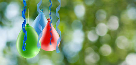 image of balloons close-upの写真素材