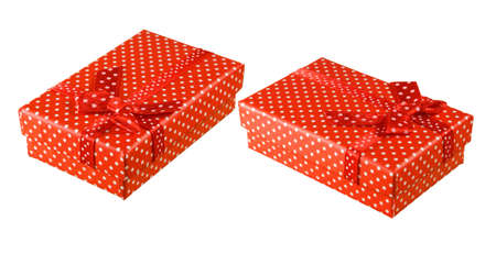 image of two gift boxes close-upの写真素材