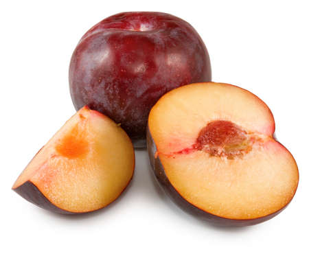Isolated image of  plum close-upの写真素材