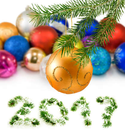 Image of Christmas decorations closeupの写真素材