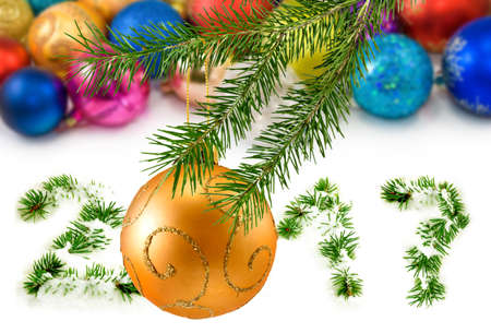 Image of Christmas decorations closeupの写真素材