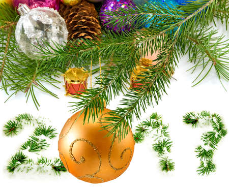 Image of Christmas decorations closeupの写真素材