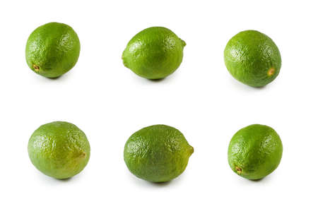 isolated image of lemons closeupの写真素材