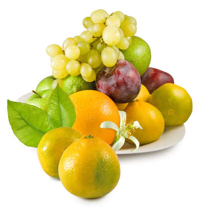 Isolated image of fruits close-upの写真素材