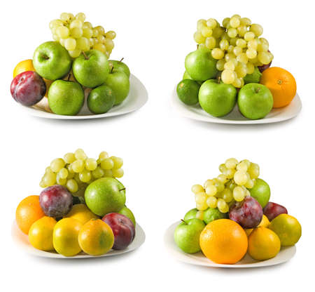 Isolated image of fruits closeupの写真素材