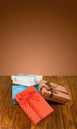 image of gift boxes close-upの写真素材