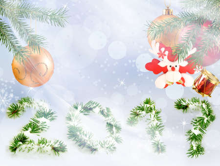 image of Christmas card closeupの写真素材