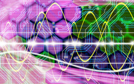 Image of technological background close-upの写真素材