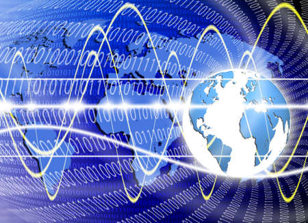 illustration of abstract technological background close- upの写真素材