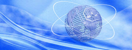 abstract image of planet closeup.