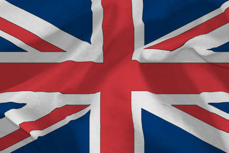 flag of england closeupの写真素材