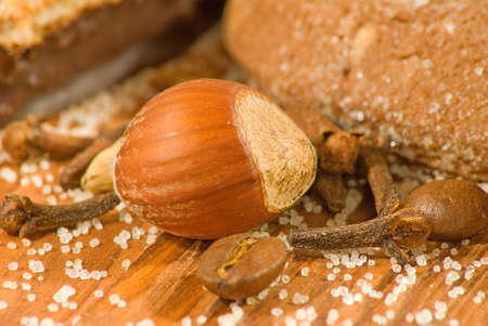 image of different spices closeupの写真素材