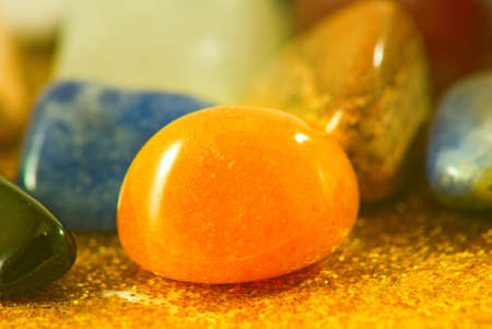 image of different colorful stones closeupの写真素材