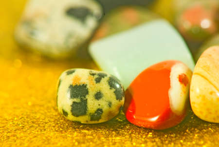 image of different colorful stones closeupの写真素材
